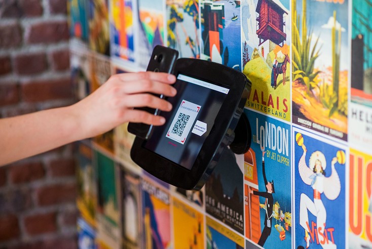 Kiosk QR-Code-Scan